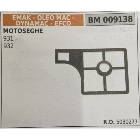 BRUMAR FILTRO EMAK  OLEO MAC  DYNAMAC  EFCO  MOTOSEGHE 931 932  RO 5030277