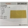BRUMAR FILTRO FLYMO  RASAERBA GL 50  GLT  L 38 HVT 52 L 3802 L 3803 L 38T L 47 Pilot L 384 Pilot L 474  RO 514165901
