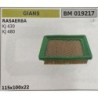 BRUMAR FILTRO GIANS  RASAERBA KJ 430 KJ 480  115x100x22 RO
