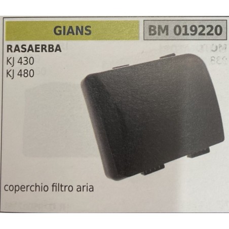 BRUMAR FILTRO GIANS  RASAERBA KJ 430 KJ 480  coperchio filtro aria RO