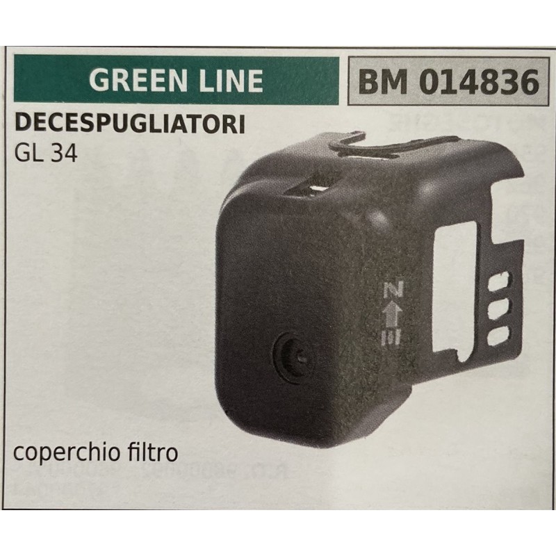 BRUMAR FILTRO GREEN LINE  DECESPUGLIATORI GL 34  coperchio filtro RO