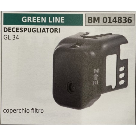 BRUMAR FILTRO GREEN LINE  DECESPUGLIATORI GL 34  coperchio filtro RO