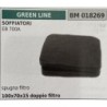 BRUMAR FILTRO GREEN LINE  SOFFIATORI EB 700A  spugna filtro 100x70x15 doppio filtro RO