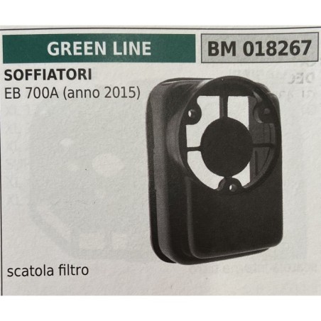 BRUMAR FILTRO GREEN LINE  SOFFIATORI EB 700A (anno 2015)  scatola filtro RO