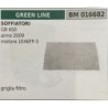 BRUMAR FILTRO GREEN LINE  SOFFIATORI GB 650 anno 2009 motore 1E46FP3  griglia filtro RO