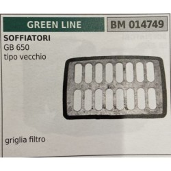 BRUMAR FILTRO GREEN LINE  SOFFIATORI GB 650 tipo vecchio  griglia filtro RO