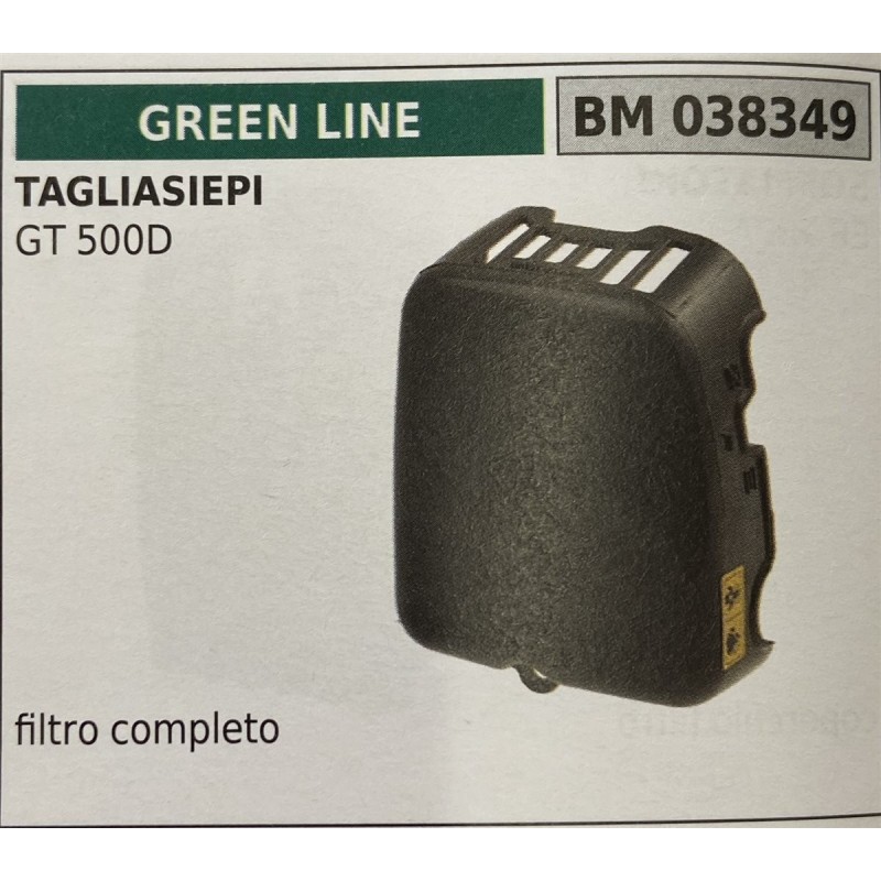 BRUMAR FILTRO GREEN LINE  TAGLIASIEPI GT 500D  filtro completo RO