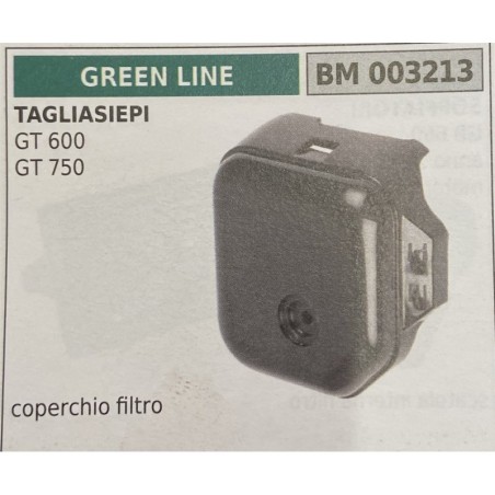 BRUMAR FILTRO GREEN LINE  TAGLIASIEPI GT 600 GT 750  coperchio filtro RO
