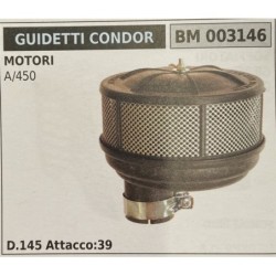 BRUMAR FILTRO GUIDETTI CONDOR  MOTORI A450  D145 Attacco39 RO