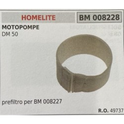 BRUMAR FILTRO HOMELITE  MOTOPOMPE DM 50  prefiltro per BM 008227 RO 49737