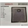 BRUMAR FILTRO HOMELITE  MOTOSEGHE XL 12 XL 12S XL 15 XL AO SUPER XL XL 400 XL 500  RO 63589B