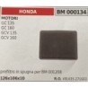 BRUMAR FILTRO HONDA  MOTORI GC 135 GC 160 GCV 135 GCV 160  prefiltro in spugna per BM 001208 126x106x10 RO 491435271933