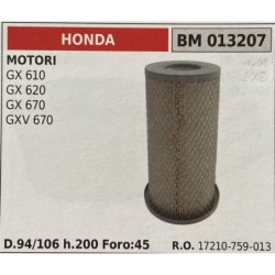 BRUMAR FILTRO HONDA  MOTORI GX 610 GX 620 GX 670 GXV 670  D94106 h200 Foro45 RO 17210759013