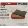 BRUMAR FILTRO HONDA  MOTORI GXV 140 RASAERBA HR 215K1  HRM 195 HRC 215K1HRB 215K1K2 HRB 215 K35K4 HRM 215K1K2 HRM 215 K3K4  145