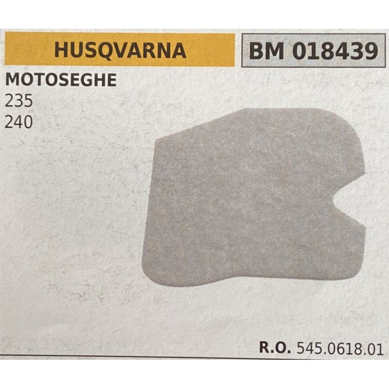 BRUMAR FILTRO HUSQVARNA  MOTOSEGHE 235 240  RO 545061801