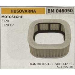 BRUMAR FILTRO HUSQVARNA  MOTOSEGHE 3120 3120 XP  RO 501899301  504144201  503895301