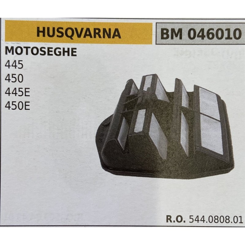 BRUMAR FILTRO HUSQVARNA  MOTOSEGHE 445 450 445E 450E  RO 544080801