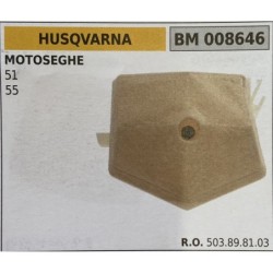 BRUMAR FILTRO HUSQVARNA  MOTOSEGHE 51 55  RO 503898103