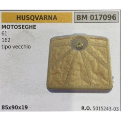 BRUMAR FILTRO HUSQVARNA  MOTOSEGHE 61 162 tipo vecchio  85x90x19 RO 501524303