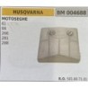 BRUMAR FILTRO HUSQVARNA  MOTOSEGHE 61 66 266 281 288  RO 501807101