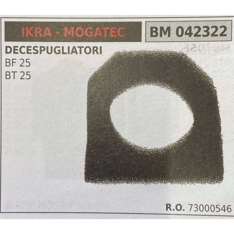 BRUMAR FILTRO IKRA  MOGATEC  DECESPUGLIATORI BF 25 BT 25  RO 73000546
