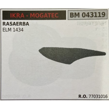BRUMAR FILTRO IKRA  MOGATEC  RASAERBA ELM 1434  RO 77031016