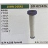 BRUMAR FILTRO JOHN DEERE  RIDER Z 830A Z 850A Z 860A Z 925A Z 930A Z 950A Z 960A Z 970A Z  D74 h255 Foro48 RO MIU11748