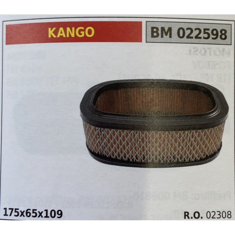 BRUMAR FILTRO KANGO   175x65x109 RO 02308