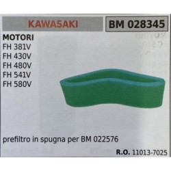 BRUMAR FILTRO KAWASAKI  MOTORI FH 381V FH 430V FH 480V FH 541V FH 580V  prefiltro in spugna per BM 022576 RO 110137025