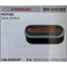 BRUMAR FILTRO KAWASAKI  MOTORI Serie 3155V1  1365x53x57 RO 3155V1212A  3155V1213A