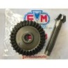 COPPIA CONICA SUPERIORE MOTOZAPPA FM430440450 DENTI PIGNONE 7 DENTI CORONA 31