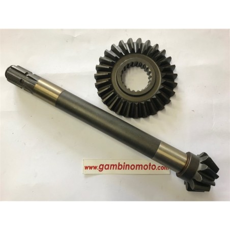 COPPIA CONICA MOTOCOLTIVATORE BERTOLINI BM10 14 CV DENTI PIGNONE 10 CORONA 27