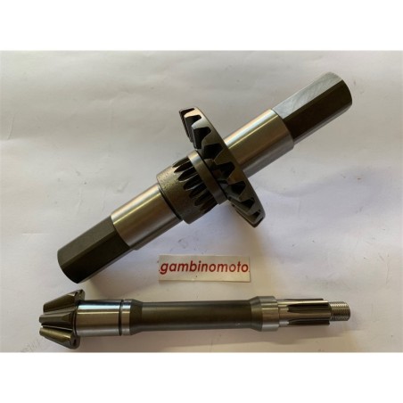 COPPIA CONICA MOTOZAPPA BRUMI SIMPLEX Z 7  23 ALBERO CAVETTATO CORONA SFILABILE