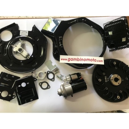 KIT AVVIAMENTO ELETTRICO MOTORE LOMBARDINI 3LD510  LDA510  LDA450   LDA510  Motorino avviam elettr Bosch + Piastra avvEl+ Defle
