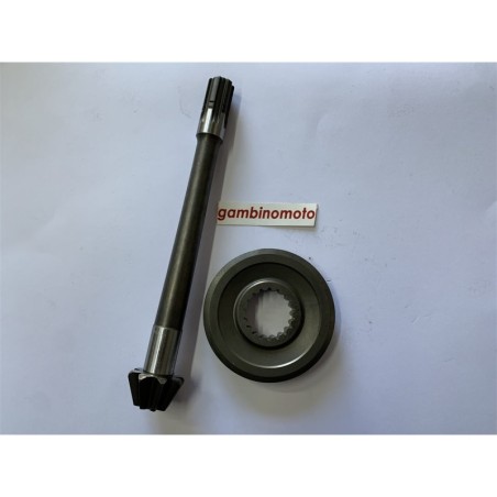 COPPIA CONICA MOTOCOLTIVATORE SEP 1300 DENTI PIGNONE 8 DENTI CORONA 26 LUNGHEZZA PIGNONE MM 232   CIRCONFERENZA  ESTERNA CORONA