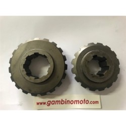 COPPIA CONICA MOTOCOLTIVATORE BERTOLINI BM12  DENTI CORONA 19 DENTI CORONA 16