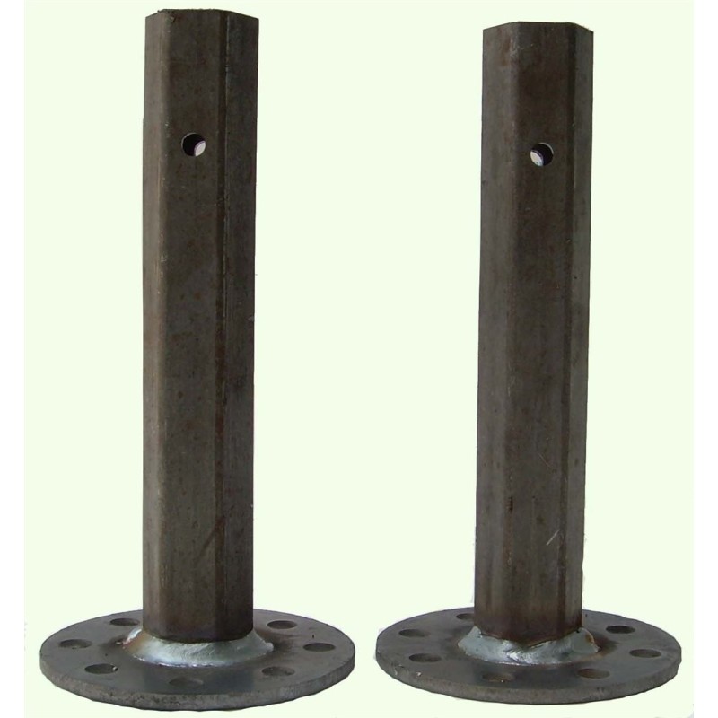 COPPIA MOZZI PORTARUOTA FISSI FLANGIATURA FIAT E BALILLA ESAGONO DA 32MM CM25