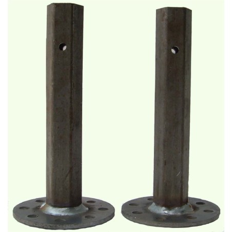 COPPIA MOZZI PORTARUOTA FISSI FLANGIATURA FIAT E BALILLA ESAGONO DA 32MM CM25