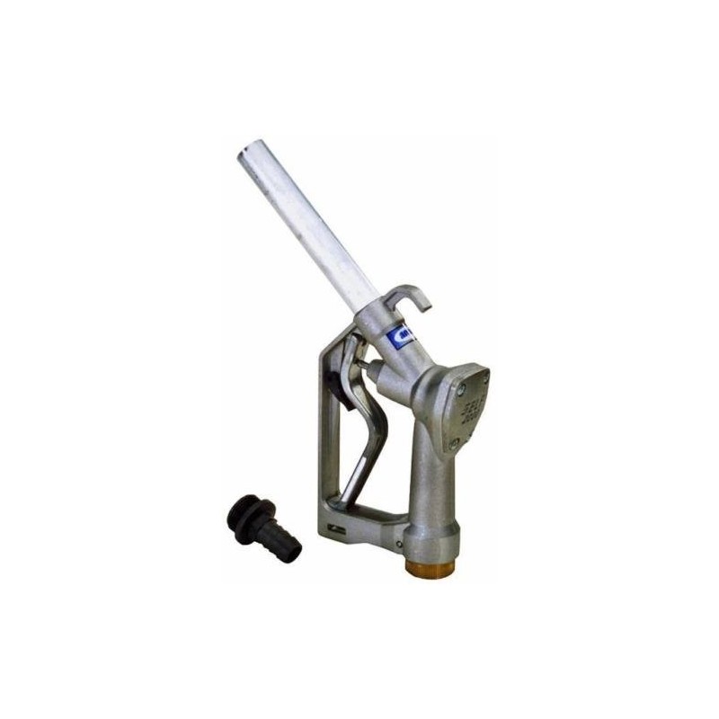 PISTOLA IN METALLO PER TRAVASO CARBURANTE PORTATA MASSIMA 120 LMINUTO