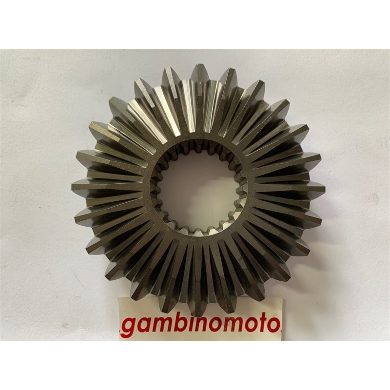 COPPIA CONICA COMPLETO DI ALBERO PORTA FRESA MOTOZAPPA MECCANICA BENASSI RL304 DENTI PIGNONE 7 DENTI CORONA 24