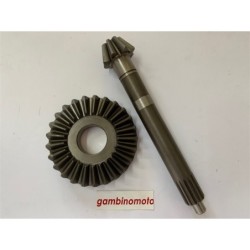 COPPIA CONICA FRESA CARRARINO DENTI PIGNONE 8 DENTI CORONA 25