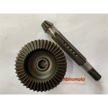 COPPIA CONICA SUPERIORE MOTOZAPPA PASBO G94 DENTI CORONA 43 DENTI PIGNONE 9