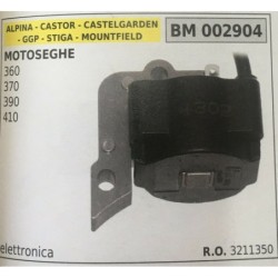 BOBINA BRUMAR ELETTRONICA ALPINA  CASTOR  CASTELGARDEN  GGP  STIGA  MOUNTFIELD MOTOSEGHE 360  370  390  410