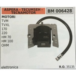 BOBINA BRUMAR ELETTRONICA ASPERA  TECUMSEH  TECNAMOTOR MOTORI OHV 110  OHV 180  OV 358EA  OV 490EA
