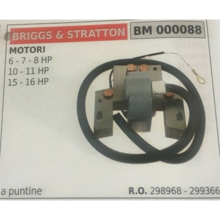 BOBINA BRUMAR A PUNTINE BRIGGS & STRATTON MOTORI 6  7  8 HP  10  11 HP 15  16 HP