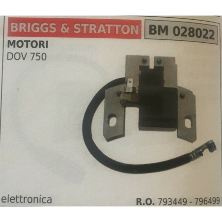 BOBINA BRUMAR ELETTRONICA BRIGGS & STRATTON MOTORI DOV 750