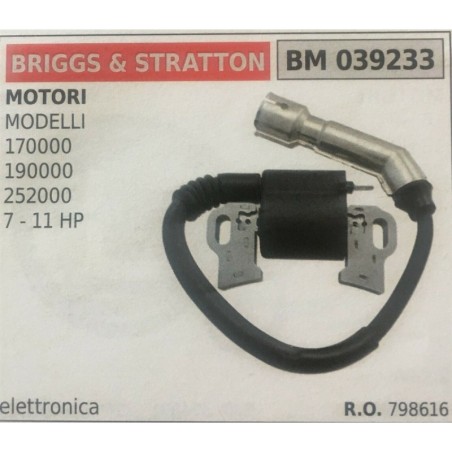 BOBINA BRUMAR ELETTRONICA BRIGGS & STRATTON MOTORI  MODELLI 170000 190000 252000 7  11 HP