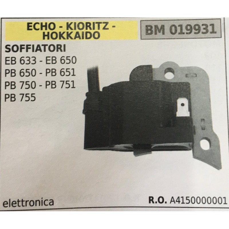 BOBINA BRUMAR ELETTRONICA ECHO  KIORITZ  HOKKAIDO SOFFIATORI EB 633  EB 650 PB 650  PB 651 PB 750  PB 751 PB 755