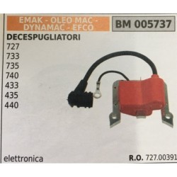 BOBINA BRUMAR ELETTRONICA EMAK  OLEO MAC  DYNAMAC  EFCO DECESPUGLIATORI 727 733 735 740 433 435 440
