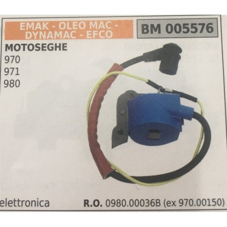 BOBINA BRUMAR ELETTRONICA EMAK  OLEO MAC  DYNAMAC  EFCO MOTOSEGHE 970 971 980